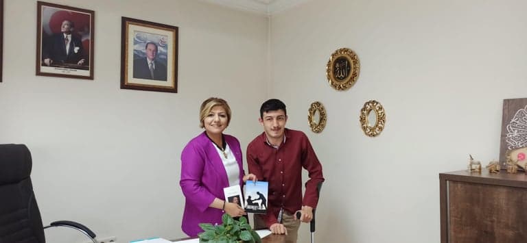 KOTAY'DAN MHP KAYSERİ  İL BAŞKAN YARDIMCISI  SERAP ŞULE KALIN 'A ZİYARET