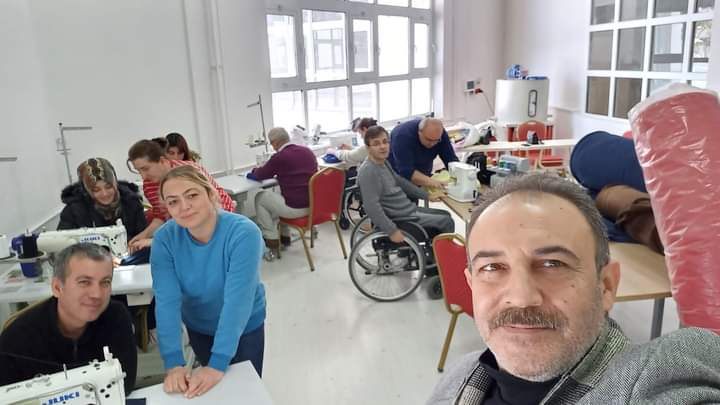 ERCİYES ENGELLİLER KOOPERATİFİNDEN  DEPREM SEFERBERLİĞİ