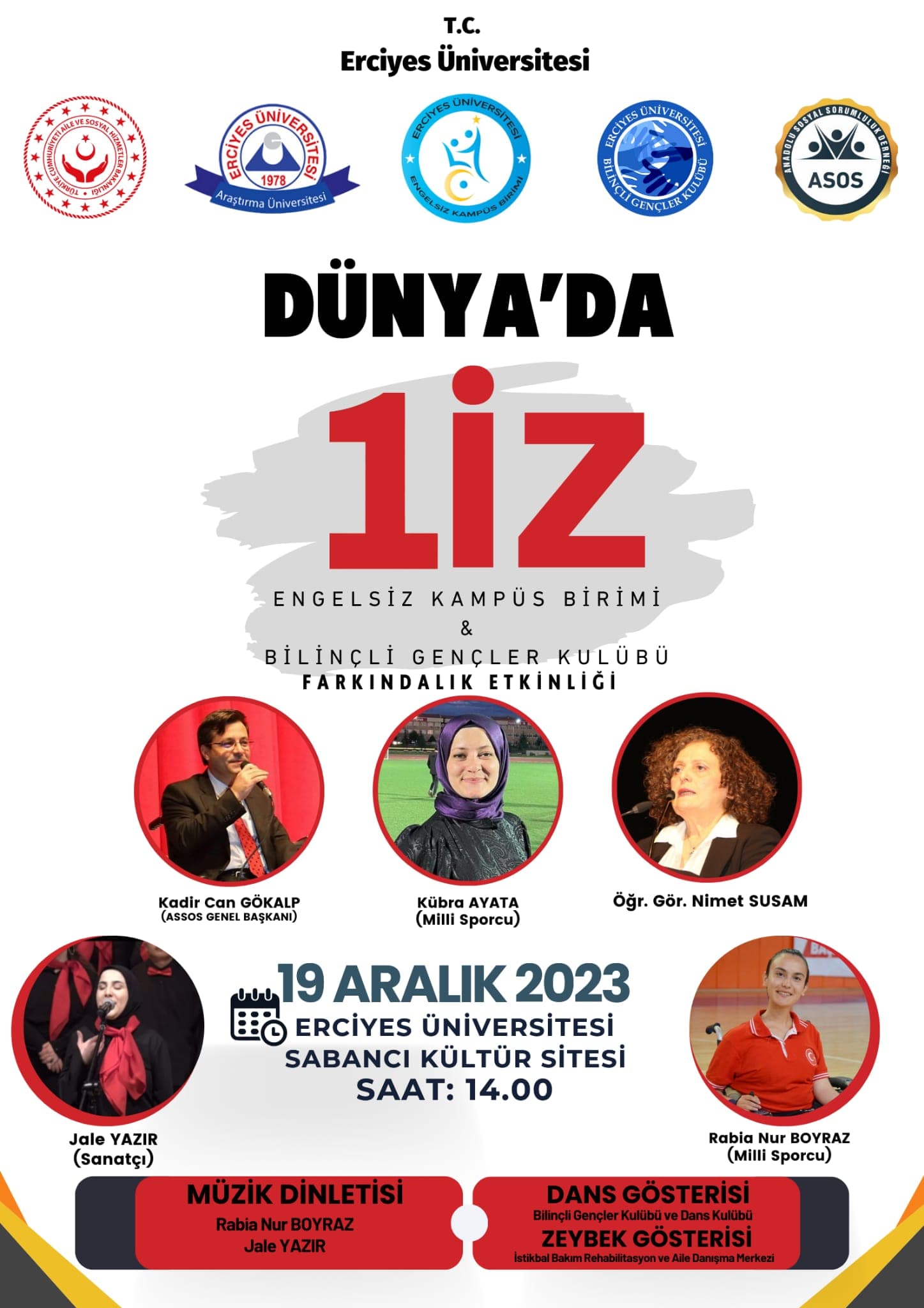DÜNYADA 1İZ' ETKİNLİĞİ