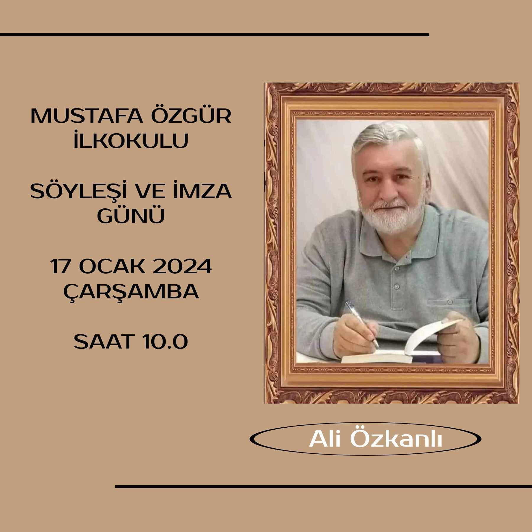 ALİ ÖZKANLI OKURLARIYLA BULUŞUYOR