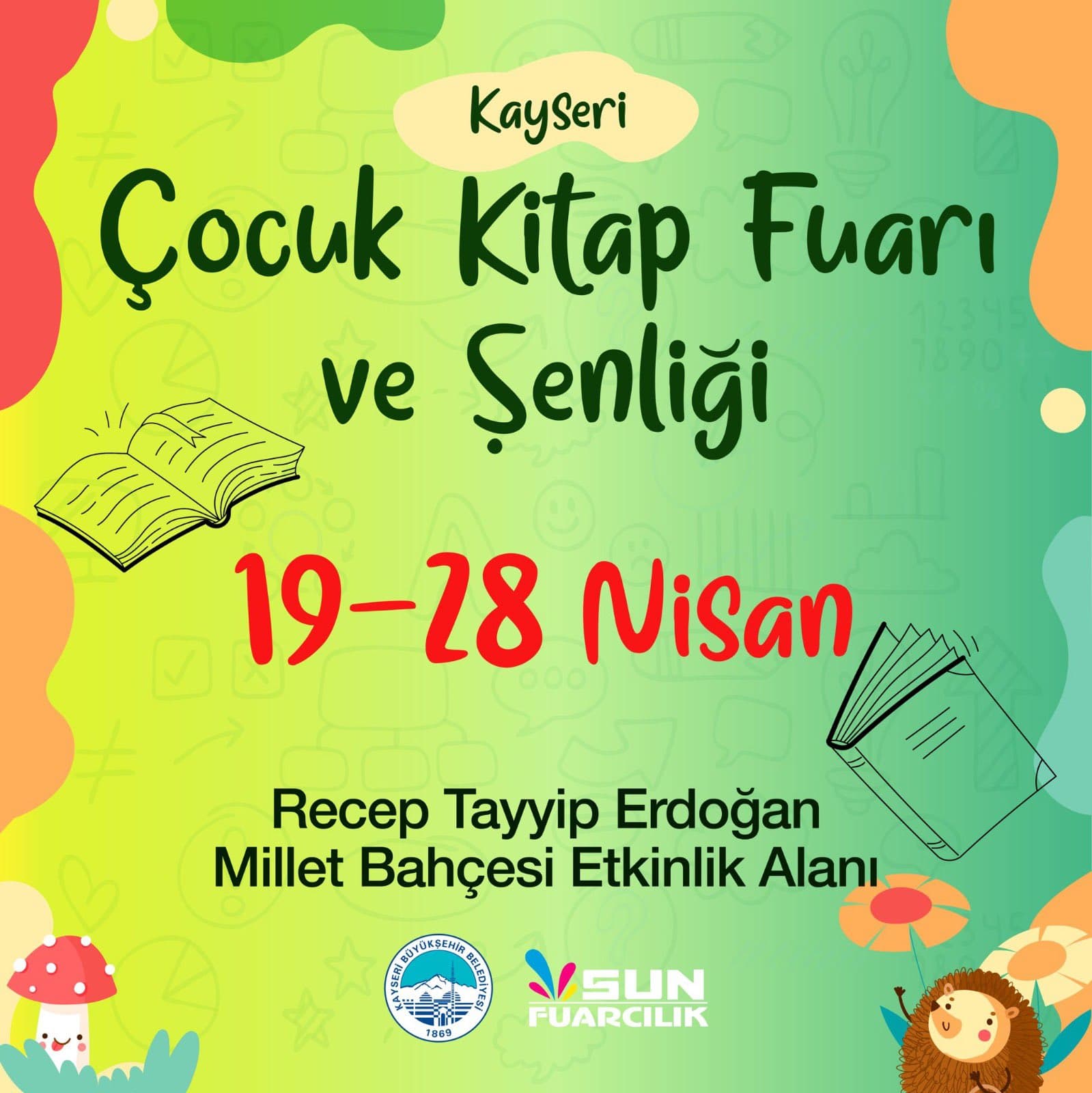 Kayseri Çocuk Kitap Fuarı ve Şenliği Başlıyor