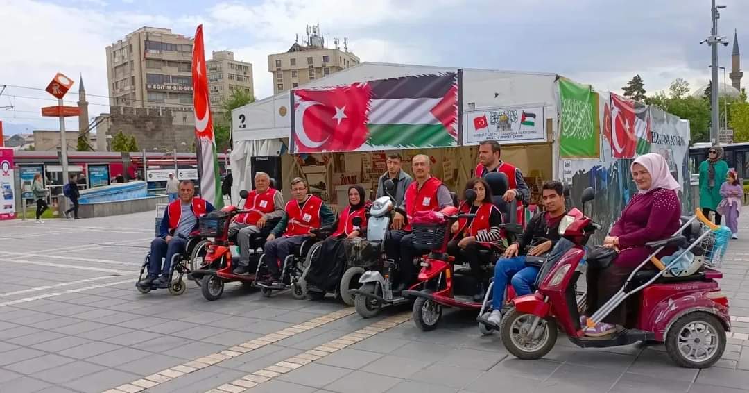 KIZILAY ENGELİLER BRİMİ, FİLİSTİN'İN YANINDA